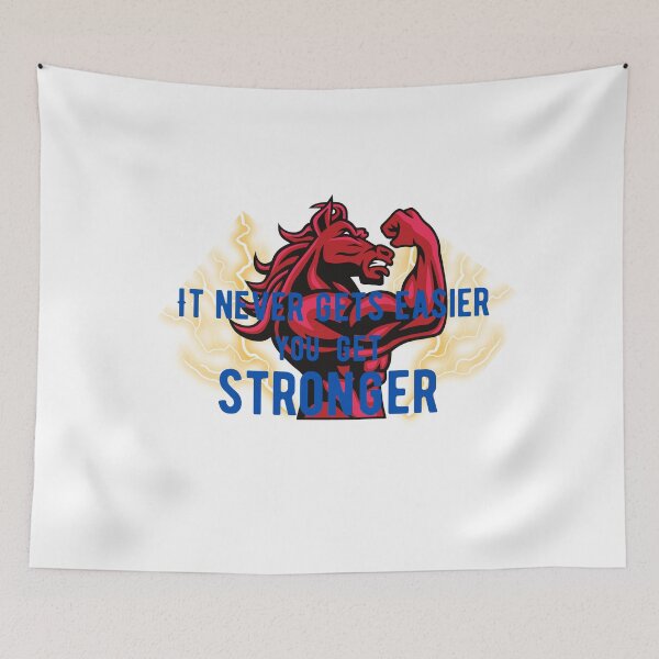 Item preview, it never gets easier you get stronger designed and sold by Soofingscapes.