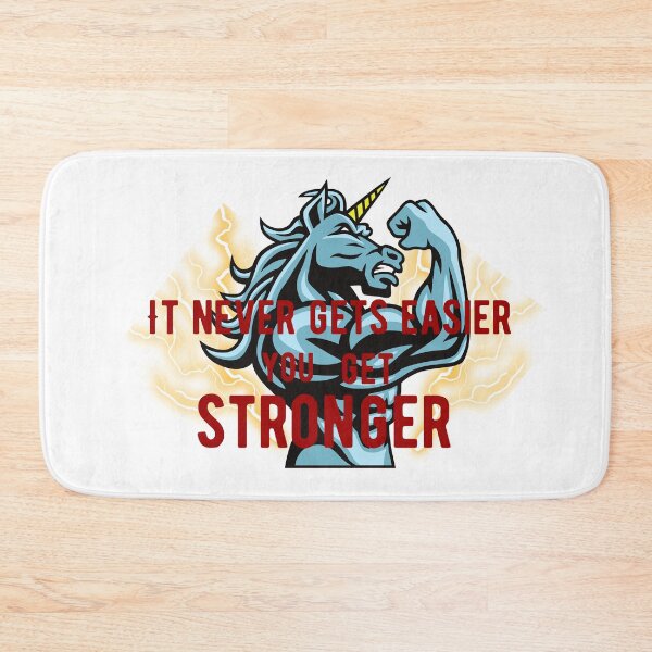 Item preview, it never gets easier you get stronger designed and sold by Soofingscapes.