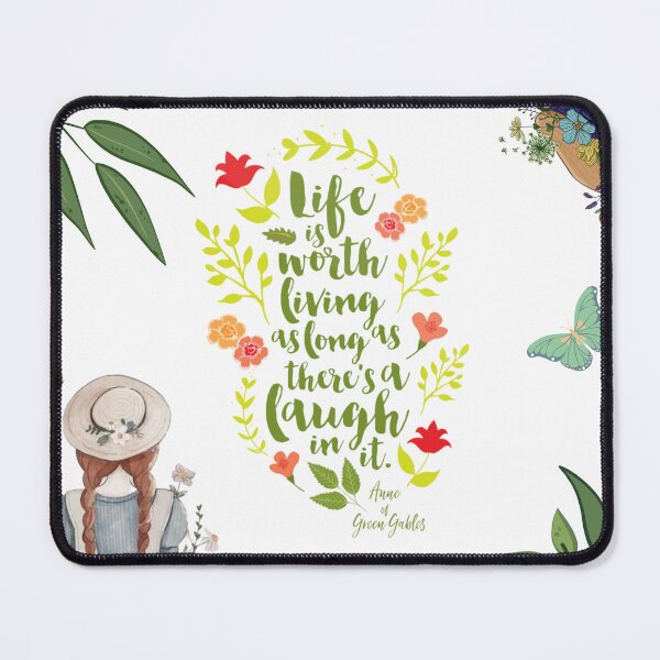 Item preview, Anne Of Green Gables | Life is worth living as long as theres laugh in it designed and sold by LunaticArtWork.