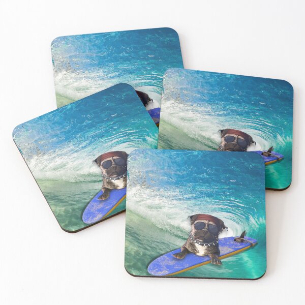 Item preview, Surfer Dude Dog designed and sold by LanaDevon.