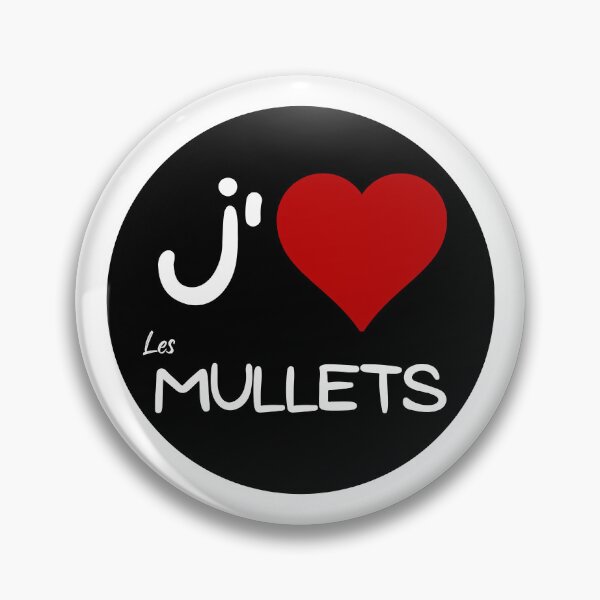 Artikelvorschau, J'aime les Mullets lieben Aufkleber entworfen und verkauft von Jordyzzz.