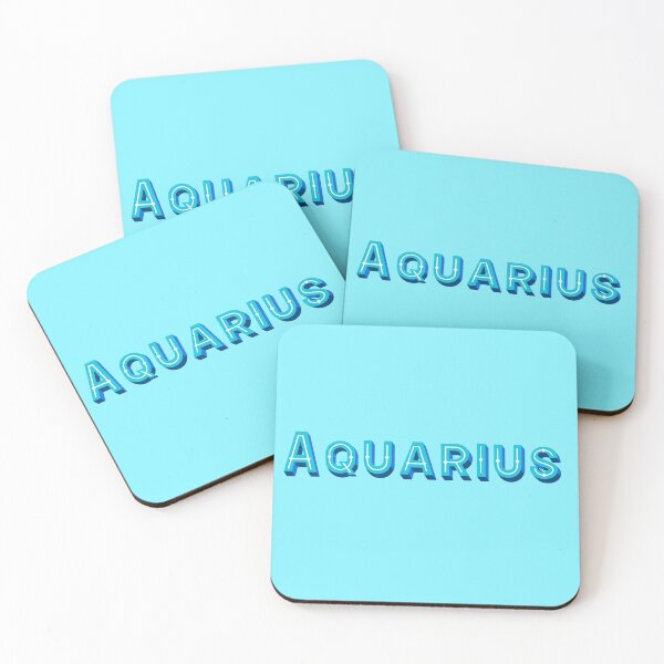 Artikelvorschau, Aquarius Zodiac, Block Letters entworfen und verkauft von DandiestArt22.