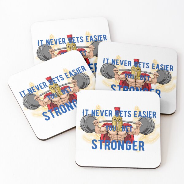 Item preview, it never gets easier you get stronger designed and sold by Soofingscapes.