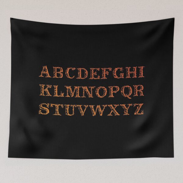 Item preview, Rustic Calligraphy Alphabets designed and sold by franktact.