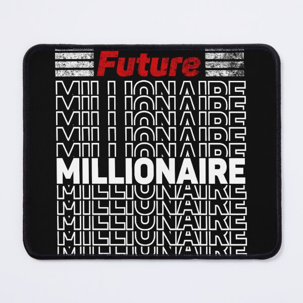 Item preview, Future Millionaire Motivational - Black designed and sold by PearlMoonGrapes.