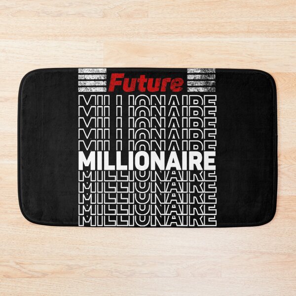 Item preview, Future Millionaire Motivational - Black designed and sold by PearlMoonGrapes.
