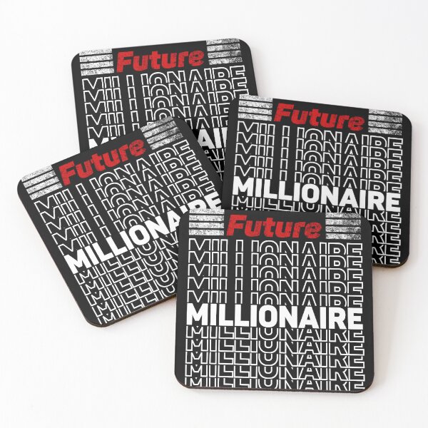 Item preview, Future Millionaire Motivational - Black designed and sold by PearlMoonGrapes.