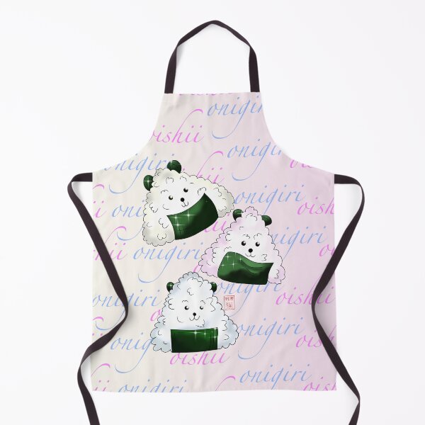 Item preview, Kawaii dog oishii onigiri rice balls designed and sold by CuisineCat.