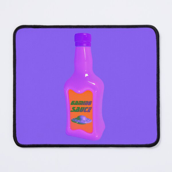 Item preview, GAMING SAUCE | GREAT GIFT FOR GAMERS | a bottle of hot sauce that is purple in the vaporwave style of the 90s, 3d rendered, pastel color pallet designed and sold by wavelengthss.
