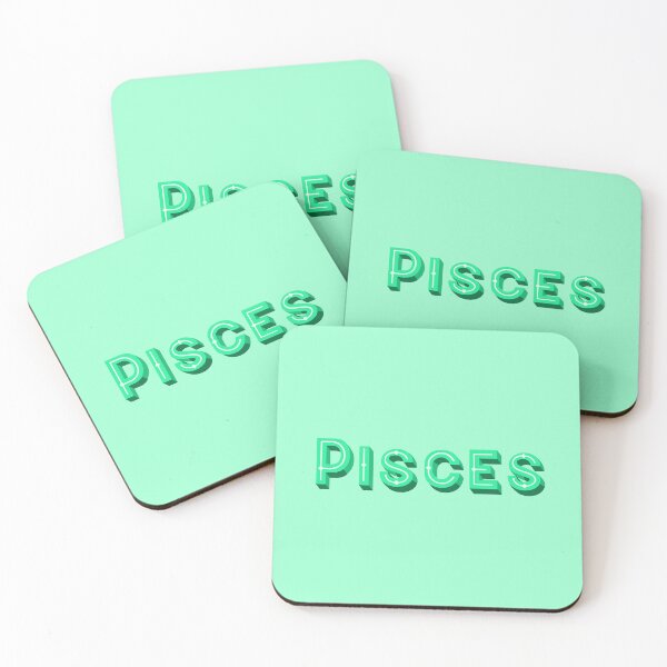 Artikelvorschau, Pisces Zodiac, Block Letters entworfen und verkauft von DandiestArt22.