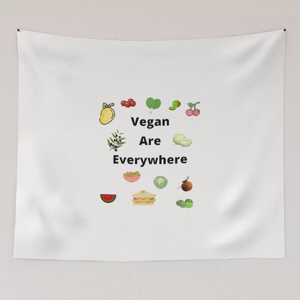 Item preview, Vegan Are Everywhere | World Vegetarian Day - Funny and cute T-Shirts Quotes designed and sold by Designspot2020.