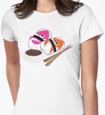 Splatoon-Sushi Tailliertes T-Shirt für Frauen