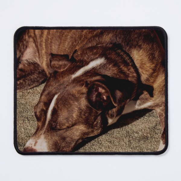 Item preview, Peaceful American Pitbull Dog Sleeping designed and sold by BlissHeaven.