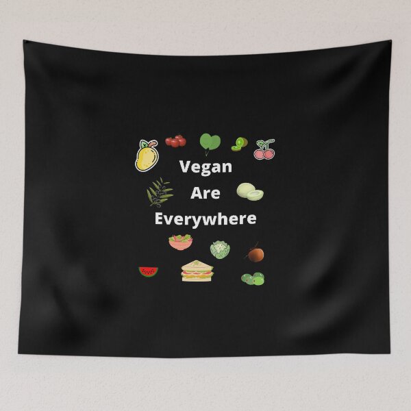 Item preview, Vegan Are Everywhere | World Vegetarian Day - Funny and cute T-Shirts Quotes designed and sold by Designspot2020.