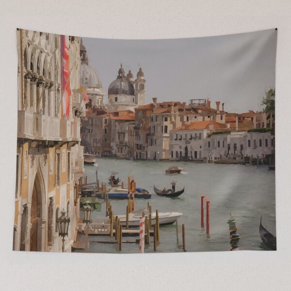 Item preview, Venetian Canals - Watercolour Style designed and sold by WWWC2288.