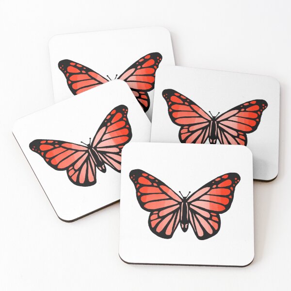 Item preview, Red ombré butterfly  designed and sold by Kandi Hohenberger.