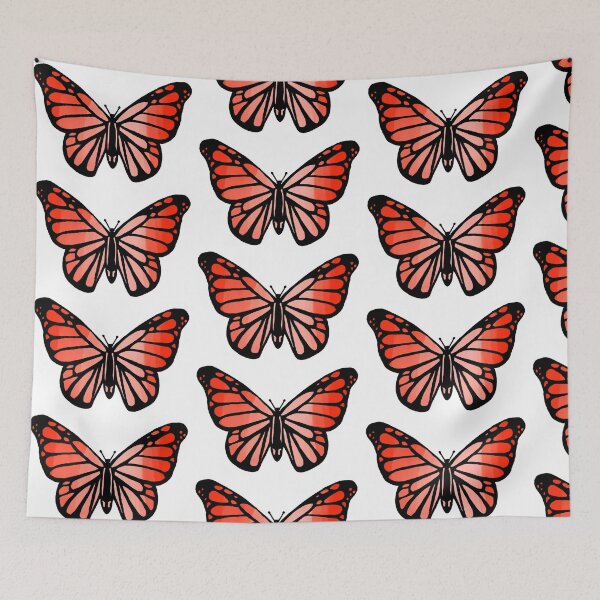 Item preview, Red ombré butterfly  designed and sold by Kandi Hohenberger.