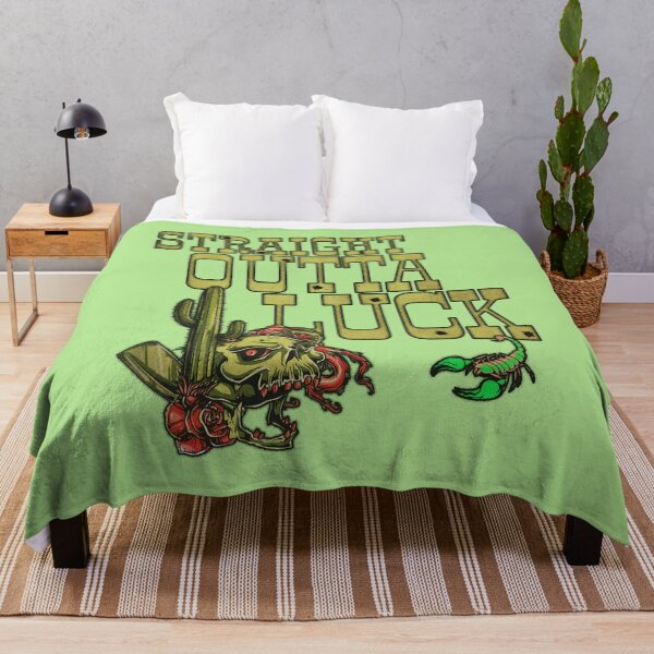 Item preview, Straight Outta Luck Desert Skull Western Quote designed and sold by CRHPOD20.