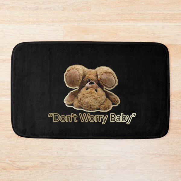 Item preview, Don't Worry Baby Bear Up and Down Gold designed and sold by MarkBlend.
