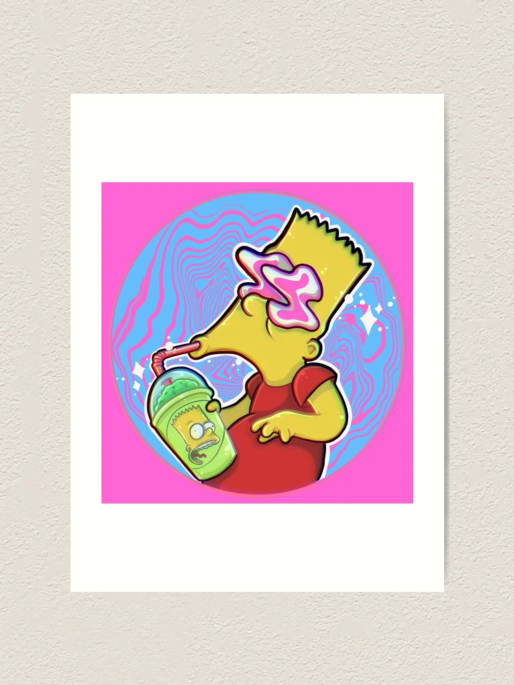 Bart sad Art Board Print by Loony80