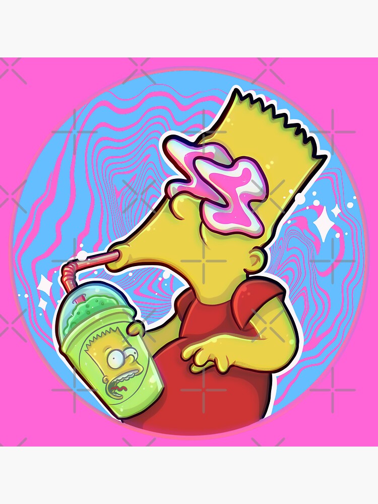 Bart sad Art Board Print by Loony80