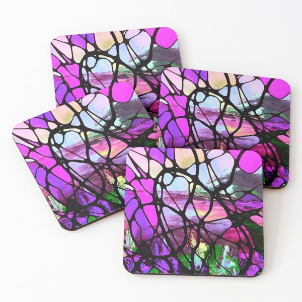 Item preview, Neurographic pattern with landscape oil painting  by MariDani designed and sold by MariDaniArt.