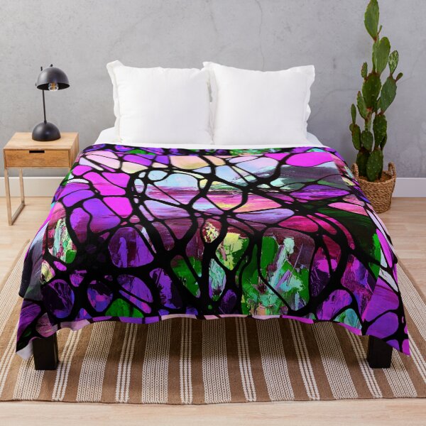 Item preview, Neurographic pattern with landscape oil painting  by MariDani designed and sold by MariDaniArt.