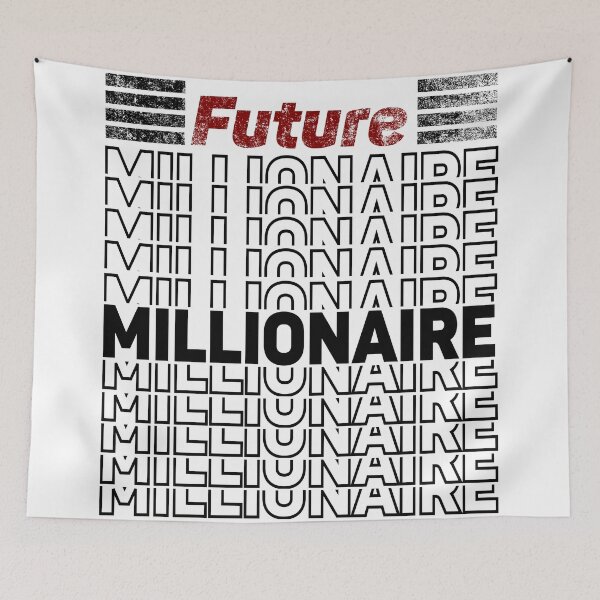 Item preview, Future Millionaire Motivational  designed and sold by PearlMoonGrapes.