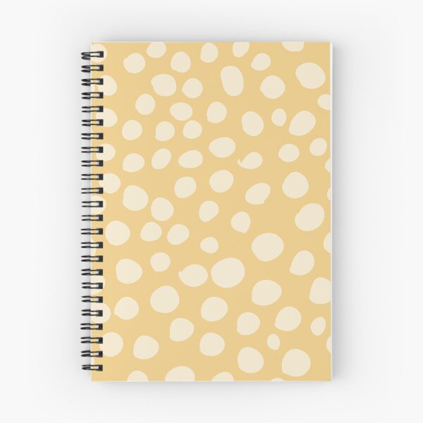 Aperçu de l'œuvre Motif à pois jaune et crème créée et vendue par CaffeinatedVibe.