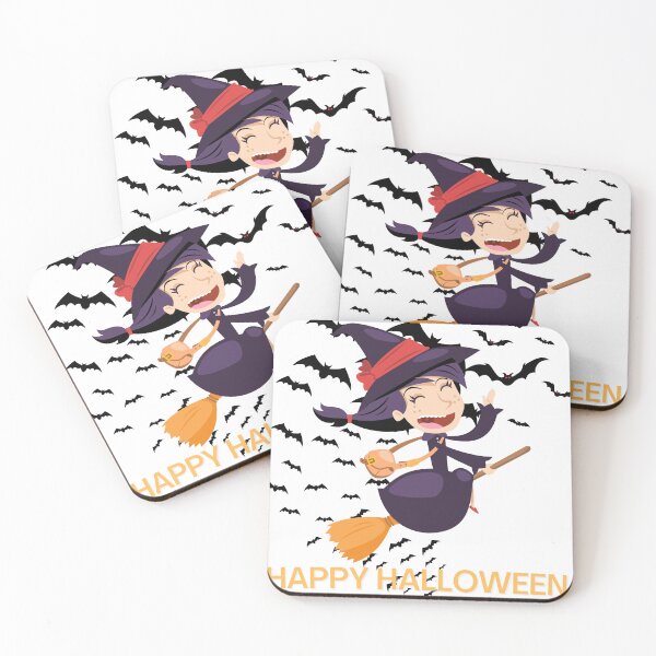 Item preview, Happy Halloween Witches designed and sold by Dream Bloom Gallery.