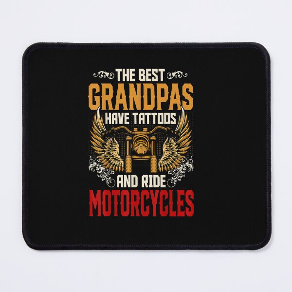 Item preview, Mens Grandpas Have Tattoos and Ride Motorcycle Motorbiker Grandpa designed and sold by Sarena84.