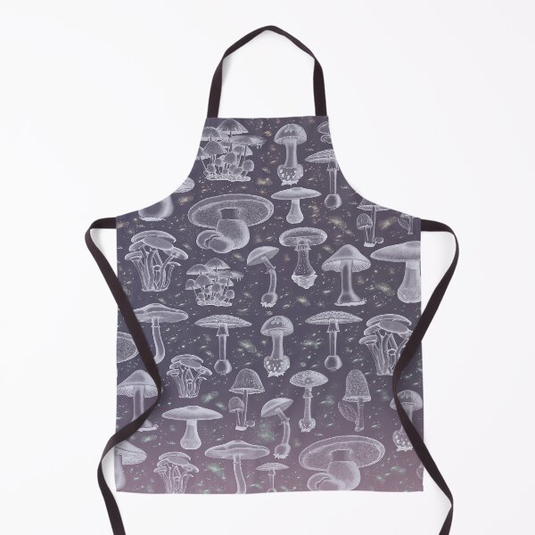 Item preview, Galaxy mushroom pattern designed and sold by BlkBearyDesigns.