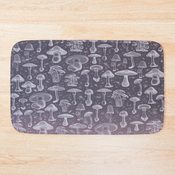 Item preview, Galaxy mushroom pattern designed and sold by BlkBearyDesigns.