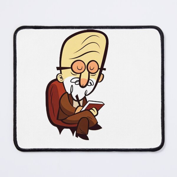 Item preview, sticker sigmund freud cartoon designed and sold by deztees.