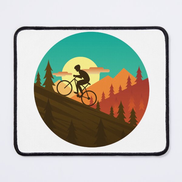 Item preview, mountain biker travels day designed and sold by PrintLess-77.