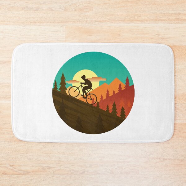 Item preview, mountain biker travels day designed and sold by PrintLess-77.