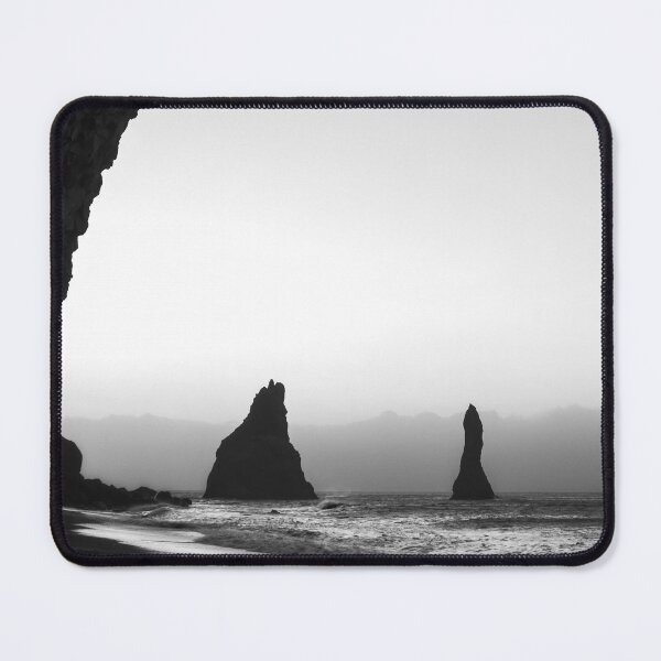 Item preview, Moon over Reynisfjara Iceland Black and White designed and sold by Catherine Reading.
