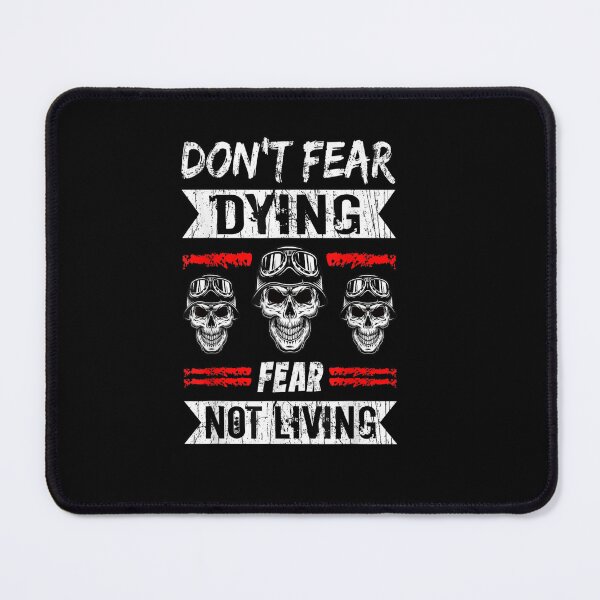 Item preview, Biker Don´t Fear Dying Riding Motorcycle Motorbike designed and sold by Sarena84.