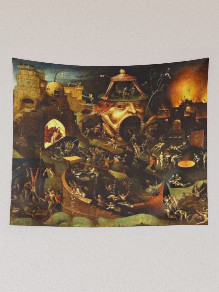 The last judgement of hieronymus classic artwork