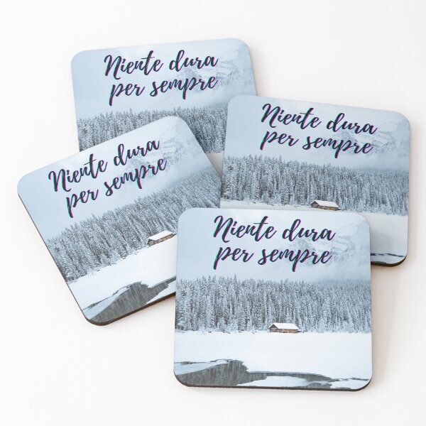 Item preview, Nothing lasts forever - popular Italian quotes theme gifts  designed and sold by RebelliousRosee.