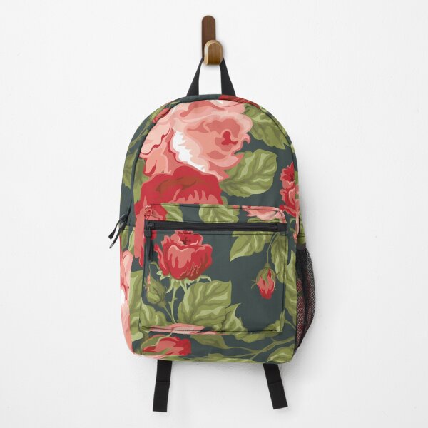 Item preview, Vintage Rose Flower And Leaves Pattern On Green designed and sold by GraphicsClub.