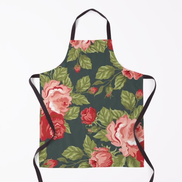 Item preview, Vintage Rose Flower And Leaves Pattern On Green designed and sold by GraphicsClub.