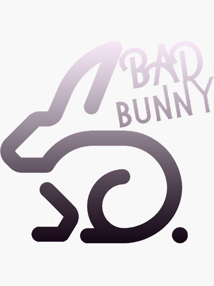 "Bad Bunny Art" Sticker for Sale by coppie1s | Redbubble