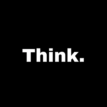 Artwork thumbnail, Think. by StriderDesigns