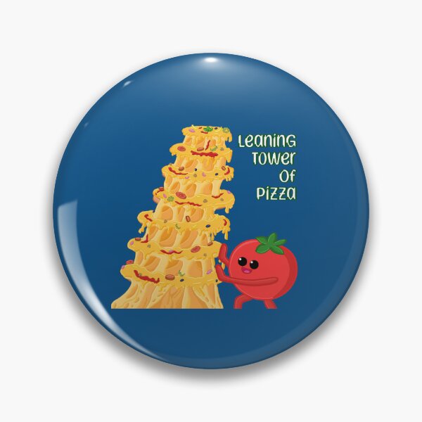 Item preview, Leaning Tower of Pizza designed and sold by ClmsyStudio.