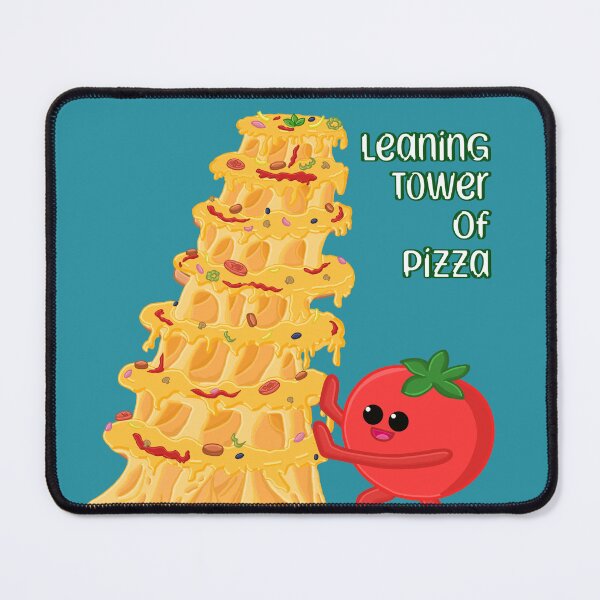 Item preview, Leaning Tower of Pizza designed and sold by ClmsyStudio.
