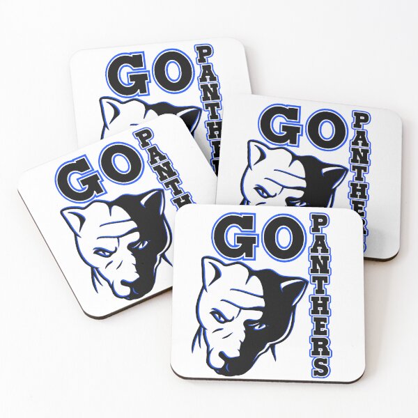 Item preview, Go Panthers Sports Team Spirit Design in Black and Blue designed and sold by jamie Omahen.