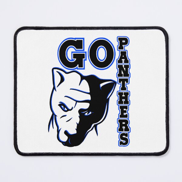 Item preview, Go Panthers Sports Team Spirit Design in Black and Blue designed and sold by jamie Omahen.