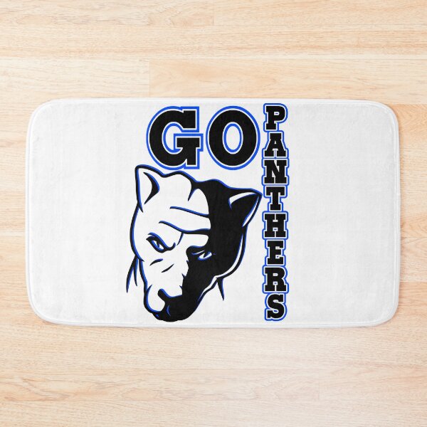 Item preview, Go Panthers Sports Team Spirit Design in Black and Blue designed and sold by jamie Omahen.