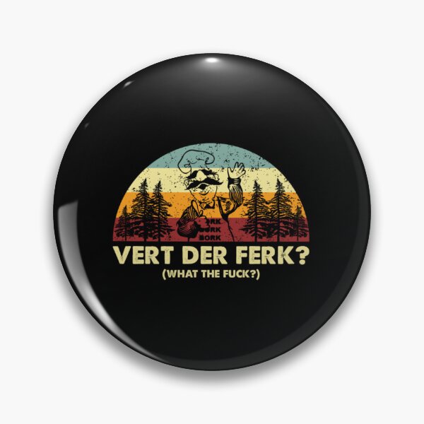 Item preview, Retro Swedish WTF Vert Der Ferk Cute Funny Swedish Chef Knife designed and sold by ManuelAlcala.